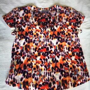 Leopard Print Women's Top - Multicolor